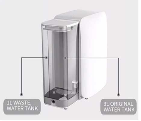 Getrennter Tank von Osmosewasser und Schmutzwasser!
